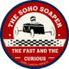 White t-shirt with the SoHo Soaper logo displayed on the front.